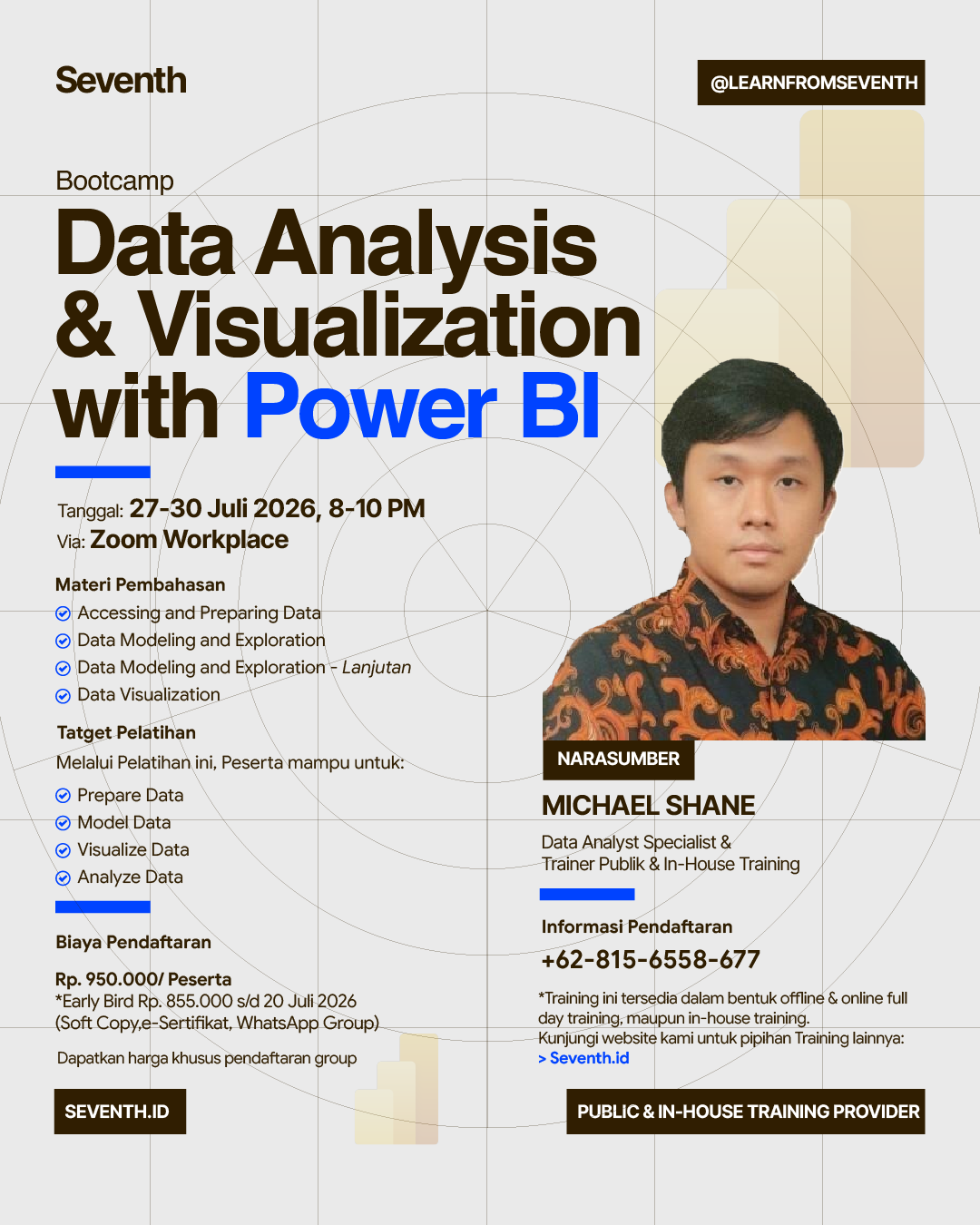 Bootcamp Data Analysis and Visualization with Power BI Juli 2026 – Seventh Grace Consulting